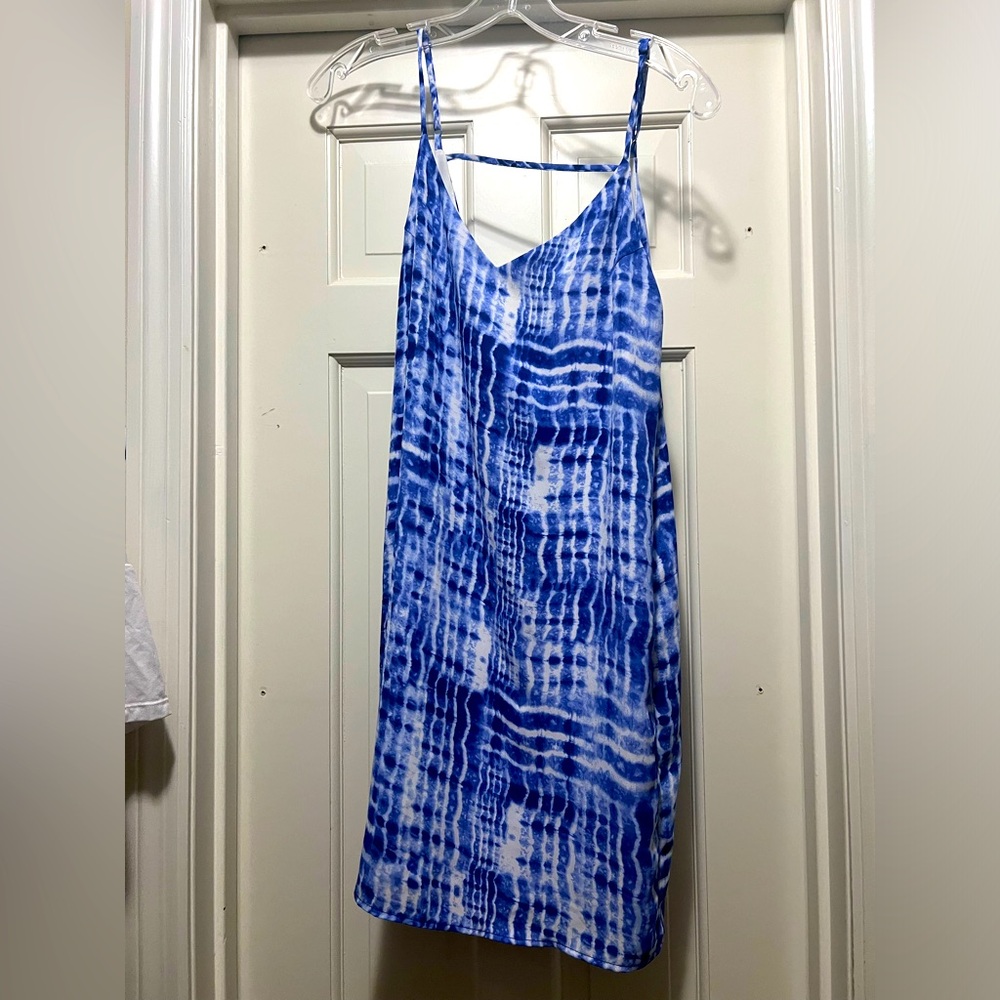 Eight Sixty Blue and White Dress (XS)